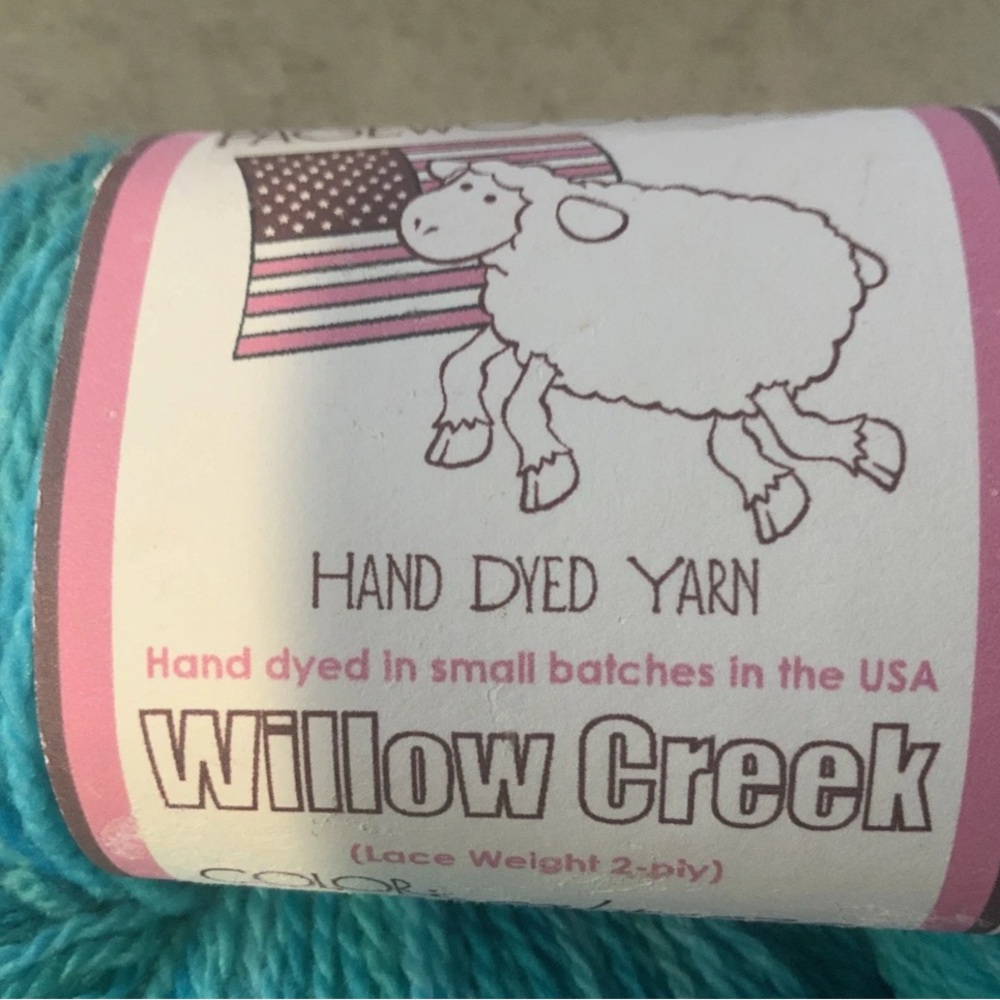 Pagewood Farm Willow Creek Hand Dyed Yarn “Seabreeze” 1100 yards - Picture 2 of 6
